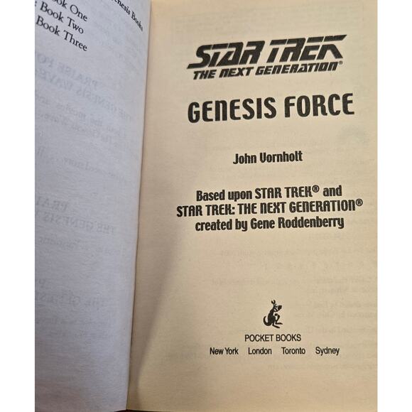 Star Trek the Next Generation: Genesis Force by John Vornholt - Picture 7 of 9